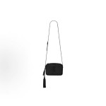 SAINT LAURENT YSL LOU quilted Camera Bag, single-shoulder crossbody bag for women, black